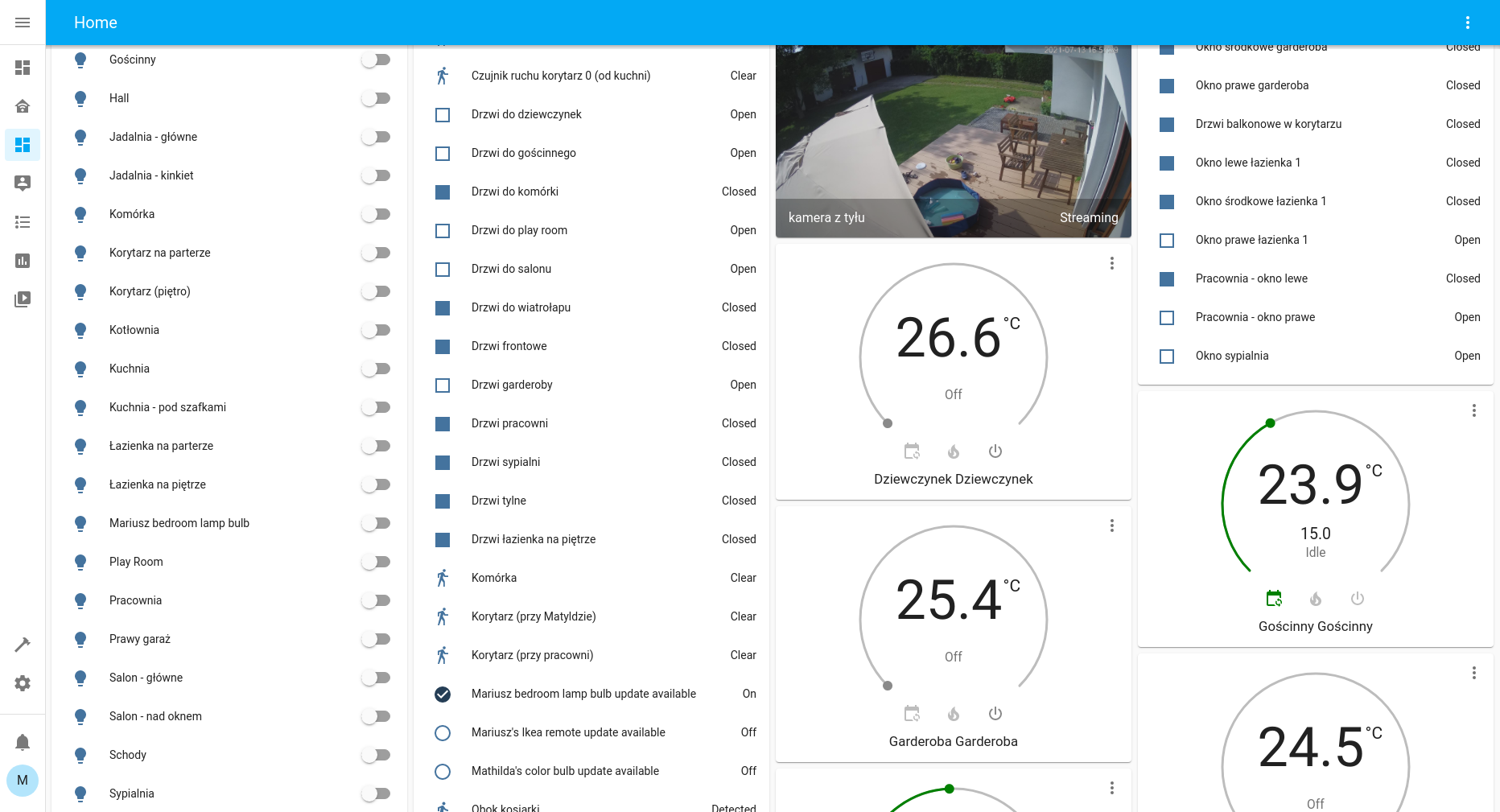 Home Assistant Dashboard